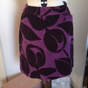 Boden velvet skirt